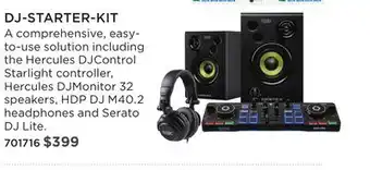 Long & McQuade HERCULES DJ-STARTER-KIT offer