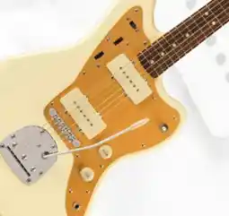 Long & McQuade FENDER J MASCIS SIGNATURE JAZZMASTER – VINTAGE WHITE offer