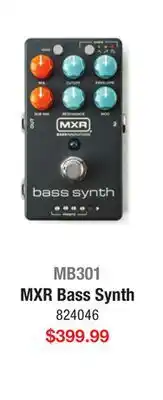 Long & McQuade DUNLOP MB301 MXR BASS SYNTH offer