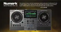 Long & McQuade NUMARK MIXSTREAM PRO GO offer