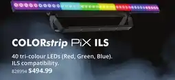 Long & McQuade COLORSTRIP PIX ILS 40 TRI-COLOUR LEDS offer