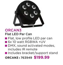 Long & McQuade ORION STAR CLUSTER MULTI EFFECT LIGHT WITH LASER Flat LED PAR CAN offer