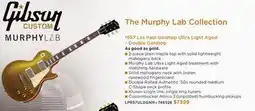 Long & McQuade GIBSON 1957 LES PAUL GOLDTOP ULTRA LIGHT AGED – DOUBLE GOLDTOP offer