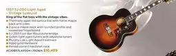 Long & McQuade 1957 SJ-200 LIGHT AGED – VINTAGE SUNBURST offer