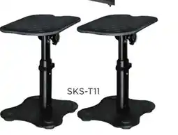 Long & McQuade YORKVILLE SKS-T11 ADJUSTABLE DESKTOP MONITOR STANDS offer