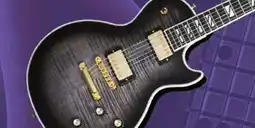 Long & McQuade GIBSON LES PAUL SUPREME – TRANSLUCENT EBONY BURST offer