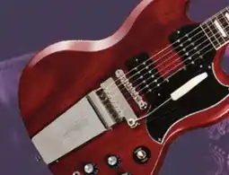 Long & McQuade GIBSON SG STANDARD FADED '61 WITH MAESTRO VIBROLA – VINTAGE CHERRY offer