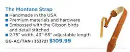 Long & McQuade GIBSON THE MONTANA STRAP offer