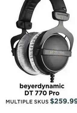 Long & McQuade BEYERDYNAMIC DT 770 PRO offer
