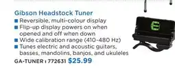 Long & McQuade GIBSON HEADSTOCK TUNER offer