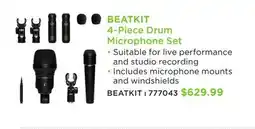 Long & McQuade LEWITT BEATKIT 4-PIECE DRUM MICROPHONE SET offer