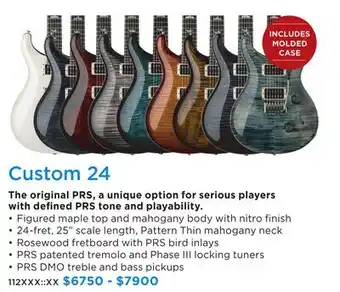 Long & McQuade CUSTOM 24 offer