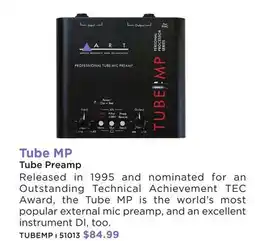 Long & McQuade TUBE MP TUBE PREAMP offer