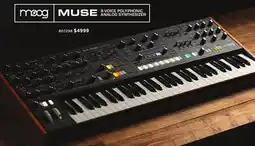 Long & McQuade MUSE 8-VOICE POLYPHONIC ANALOG SYNTHESIZER offer