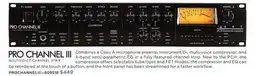Long & McQuade PROCHANNELIII MULTIVOICE CHANNEL STRIP offer