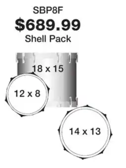 Long & McQuade YAMAHA SHELL PACK STAGE CUSTOM - BIRCH offer