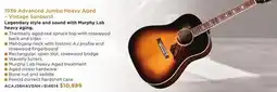 Long & McQuade 1936 ADVANCED JUMBO HEAVY AGED – VINTAGE SUNBURST offer
