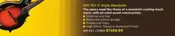 Long & McQuade GOLD TONE GM-70 + F-STYLE MANDOLIN offer