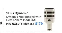 Long & McQuade UNIVERSAL AUDIO SD-3 DYNAMIC offer