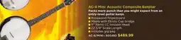 Long & McQuade Gold Tone AC-6 Mini: Acoustic Composite Banjitar offer