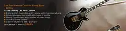 Long & McQuade LES PAUL AXCESS CUSTOM FLOYD ROSE-EBONY offer