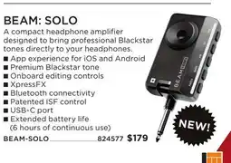 Long & McQuade BLACKSTAR BEAM: SOLO offer