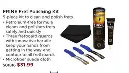Long & McQuade FRINE FRET POLISHING KIT offer