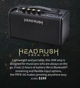 Long & McQuade HEADRUSH FRFR-GO offer