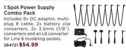 Long & McQuade 1 Spot Power Supply Combo Pack offer