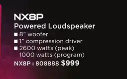 Long & McQuade NX8P Powered Loudspeaker offer
