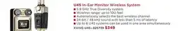 Long & McQuade XVIVE U45 IN-EAR MONITOR WIRELESS SYSTEM offer