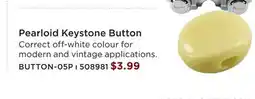 Long & McQuade PEARLOID KEYSTONE BUTTON offer