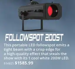 Long & McQuade FOLLOWSPOT 200ST offer