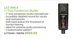 Long & McQuade LEWITT LCT 540 S 1'' TRUE CONDENSER STUDIO offer