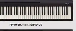 Long & McQuade ROLAND FP-10-BK FP-SERIES PORTABLE PIANOS offer