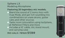 Long & McQuade SPHERE LX MODELING MICROPHONE offer