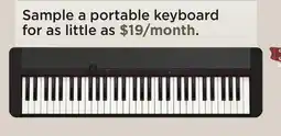 Long & McQuade SAMPLE A PORTABLE KEYBOARD offer