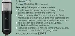 Long & McQuade SPHERE DLX DELUXE MODELING MICROPHONE offer