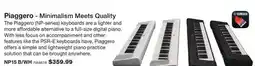 Long & McQuade YAMAHA PIAGGERO - MINIMALISM MEETS QUALITY offer