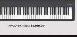 Long & McQuade ROLAND FP-SERIES PORTABLE PIANO - FP-30-BK offer