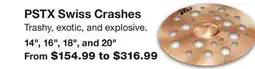 Long & McQuade PAISTE PSTX SWISS CRASHES offer