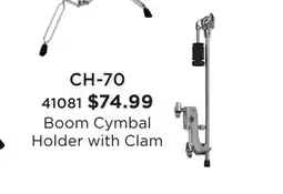 Long & McQuade GRETSCH BOOM CYMBAL HOLDER WITH CLAM offer