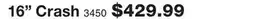 Long & McQuade PAISTE 2002 SERIES 16 CRASH offer
