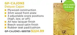 Long & McQuade GP-CAJON3 DELUXE CAJON offer