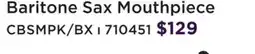 Long & McQuade CARLTON BARITONE SAX MOUTHPIECE offer