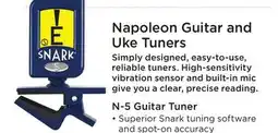 Long & McQuade SNARK NAPOLEON N-5 GUITAR TUNER offer