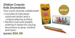 Long & McQuade ZILDJIAN CRAYOLA KIDS DRUMSTICKS offer