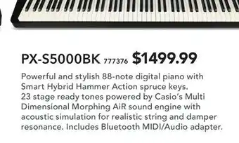 Long & McQuade PX-S5000BK offer