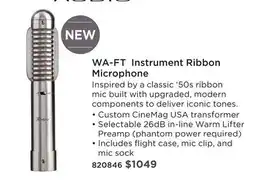 Long & McQuade WARM AUDIO WA-FT INSTRUMENT RIBBON MICROPHONE offer