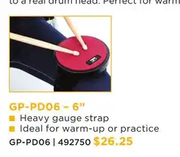 Long & McQuade GP-PD06-6 PRACTICE PADS offer
